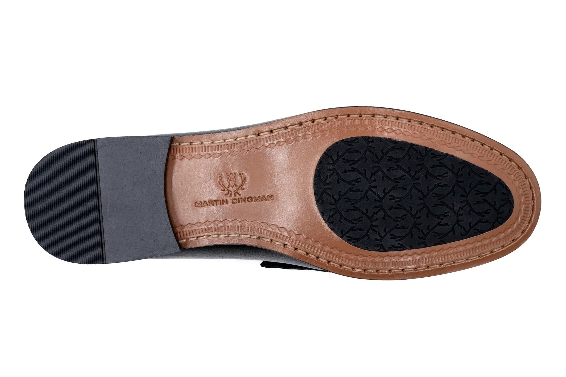 Addison Calf Leather Horse Bit Loafers - Black - Image 7