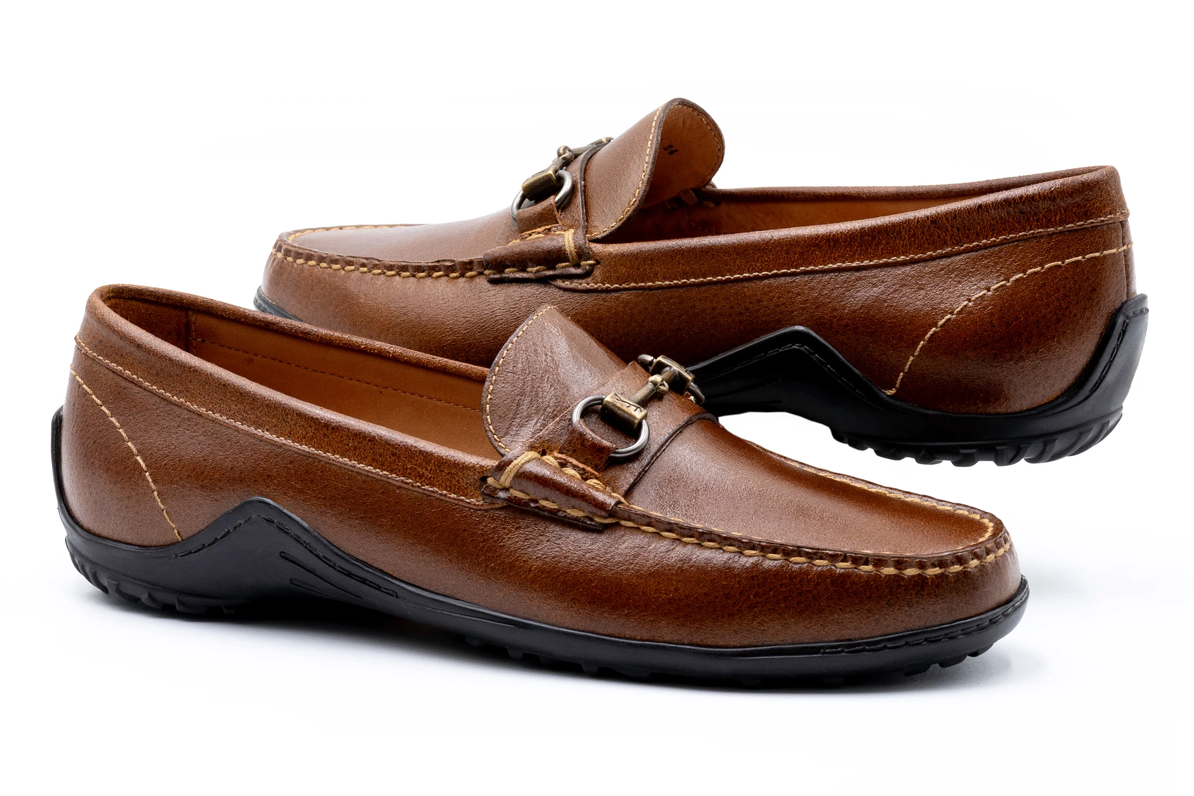 Bill Water Buffalo Horse Bit Loafers - Burnt Cedar - Image 3