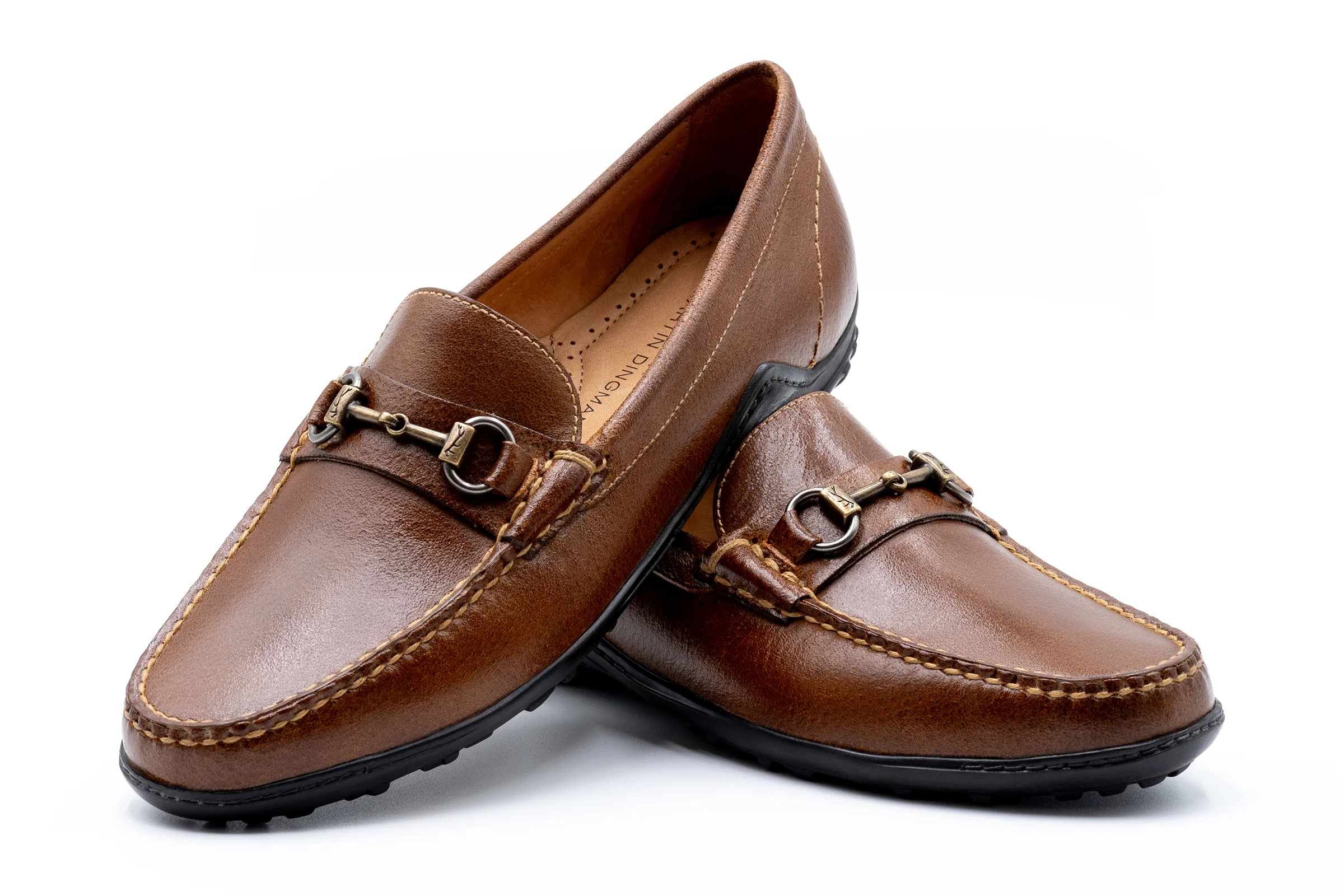 Bill Water Buffalo Horse Bit Loafers - Burnt Cedar - Image 4