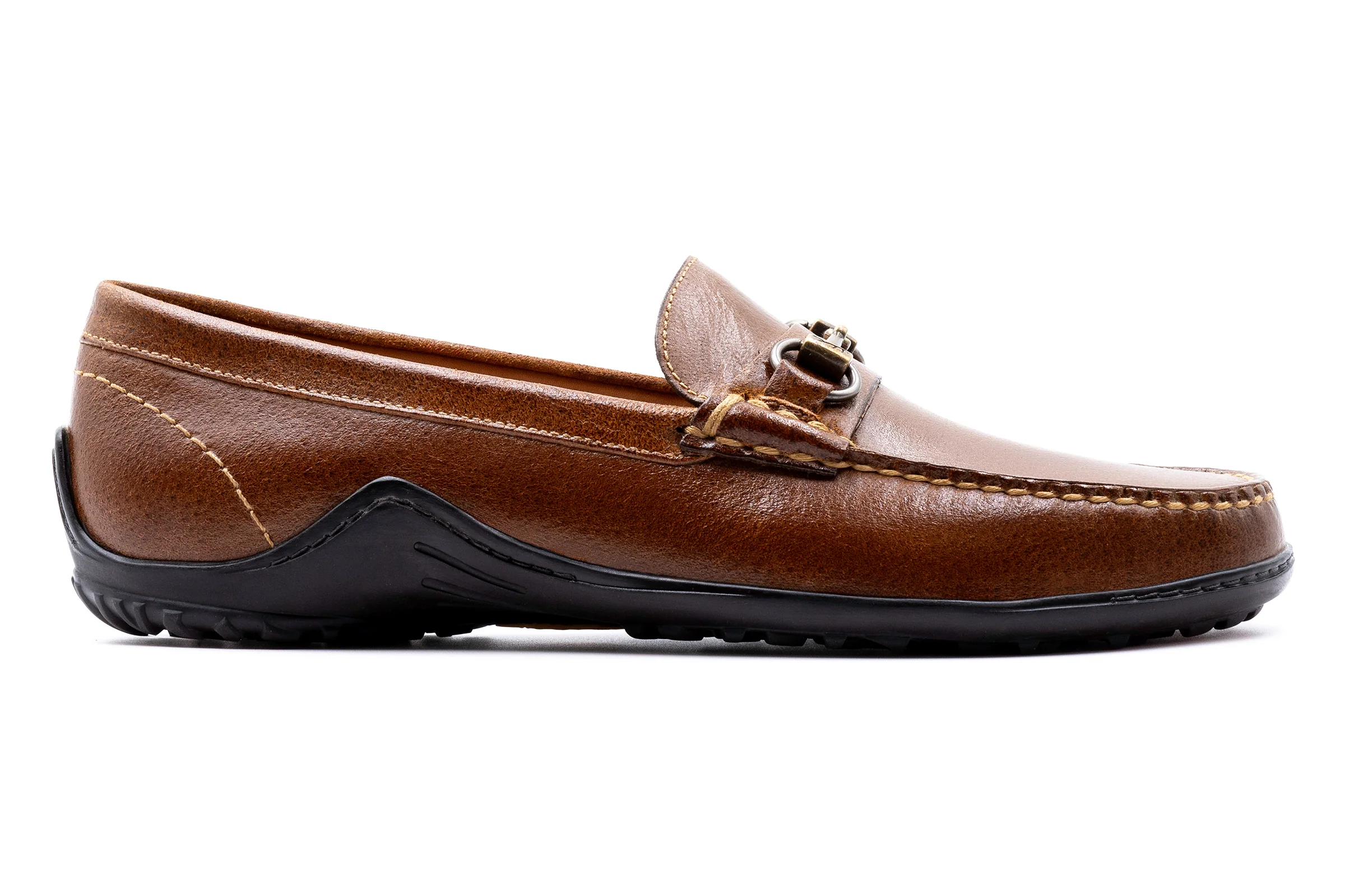 Bill Water Buffalo Horse Bit Loafers - Burnt Cedar - Image 7