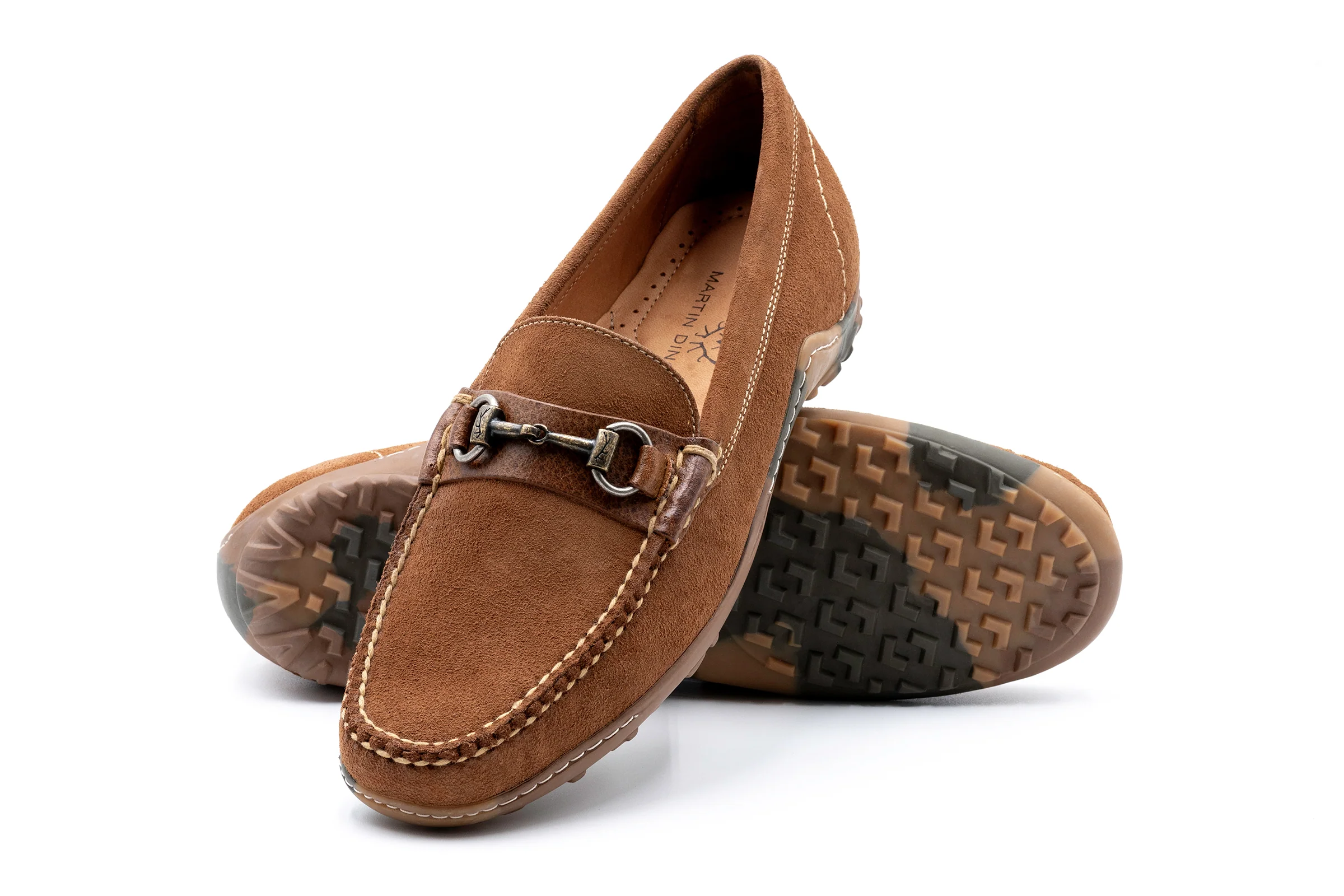 Bill Suede Horse Bit Loafers - French Roast - Image 3