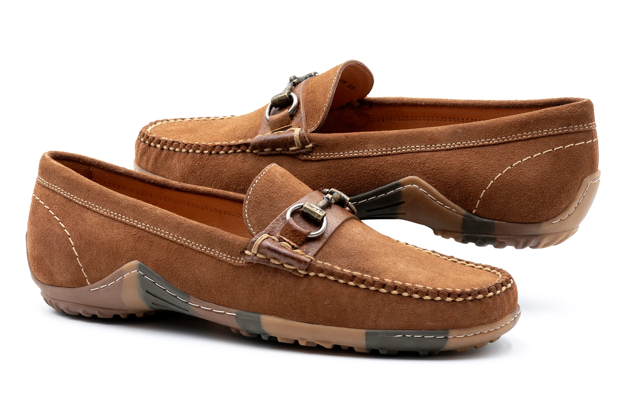 Bill Suede Horse Bit Loafers - French Roast - Image 4