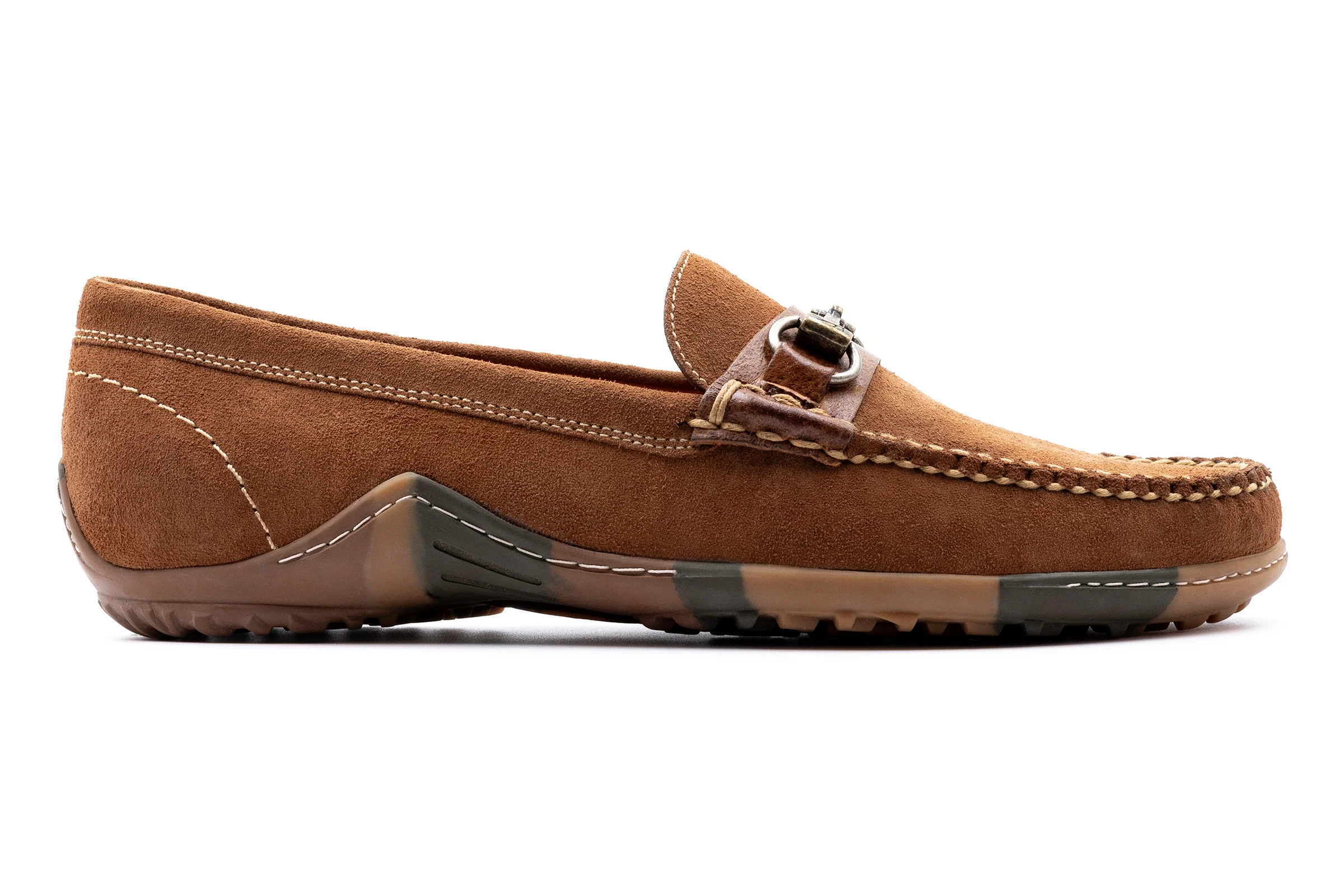 Bill Suede Horse Bit Loafers - French Roast - Image 6