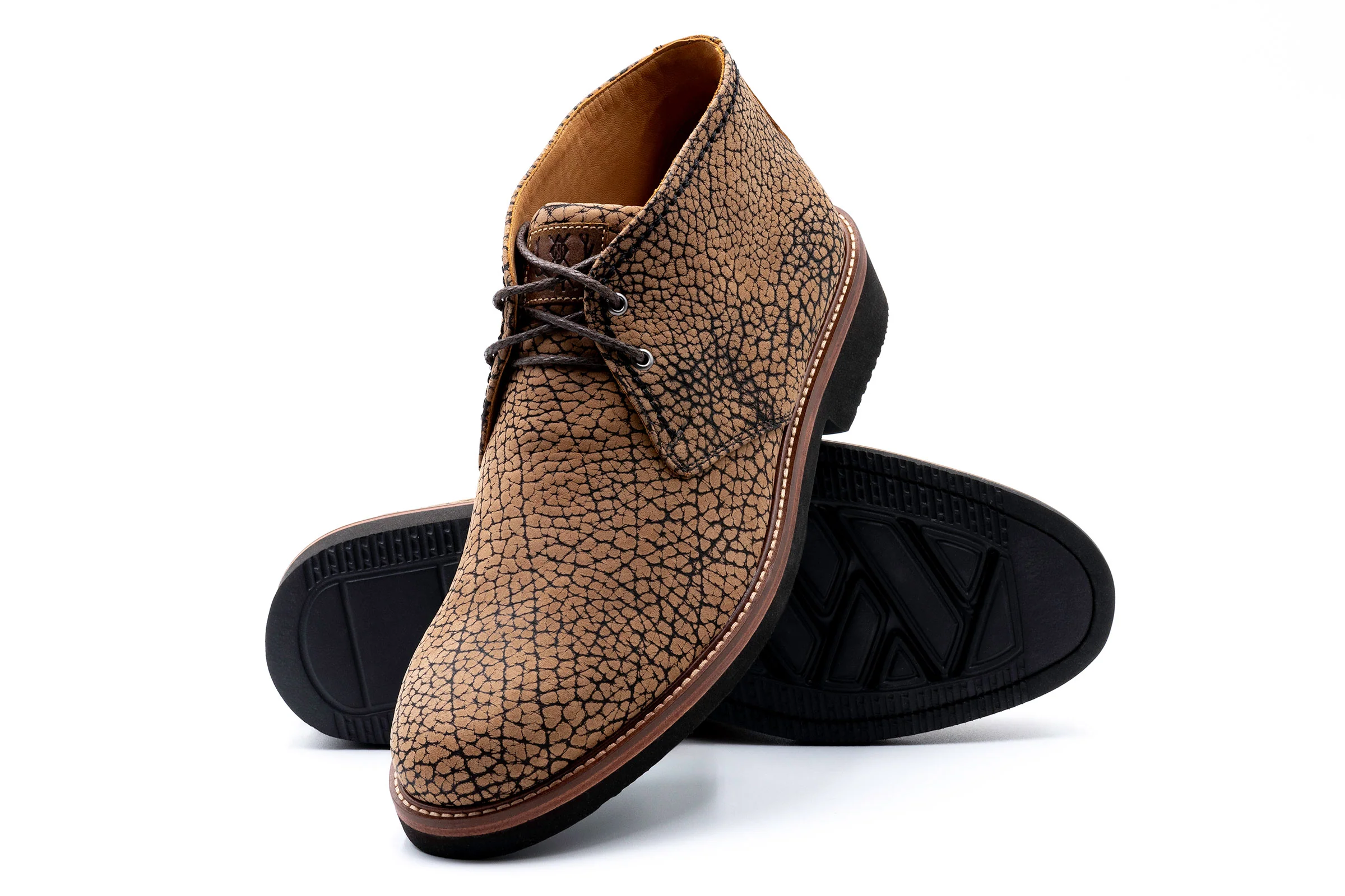Ernest American Bison Chukka Boots - Burnt Pecan - Image 3