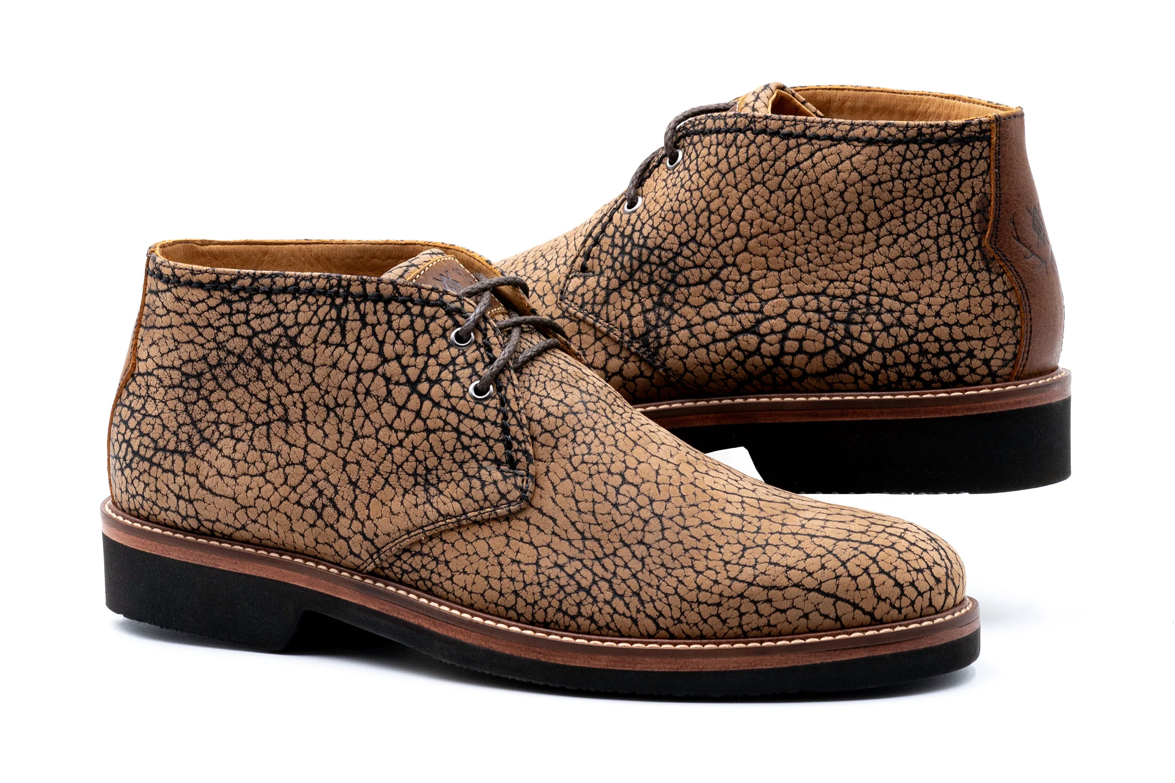 Ernest American Bison Chukka Boots - Burnt Pecan - Image 4