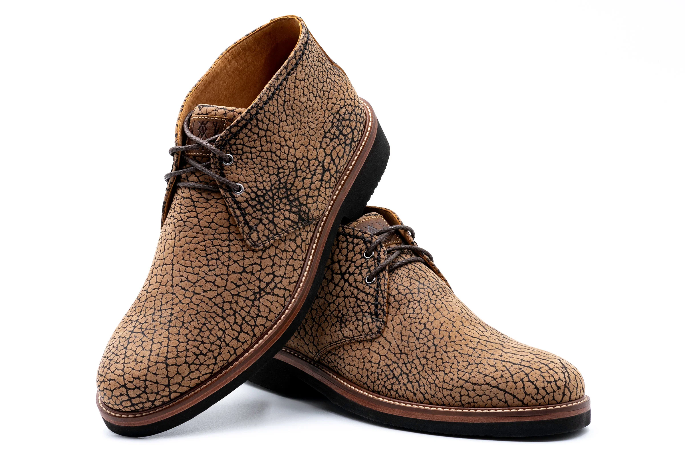 Ernest American Bison Chukka Boots - Burnt Pecan - Image 5