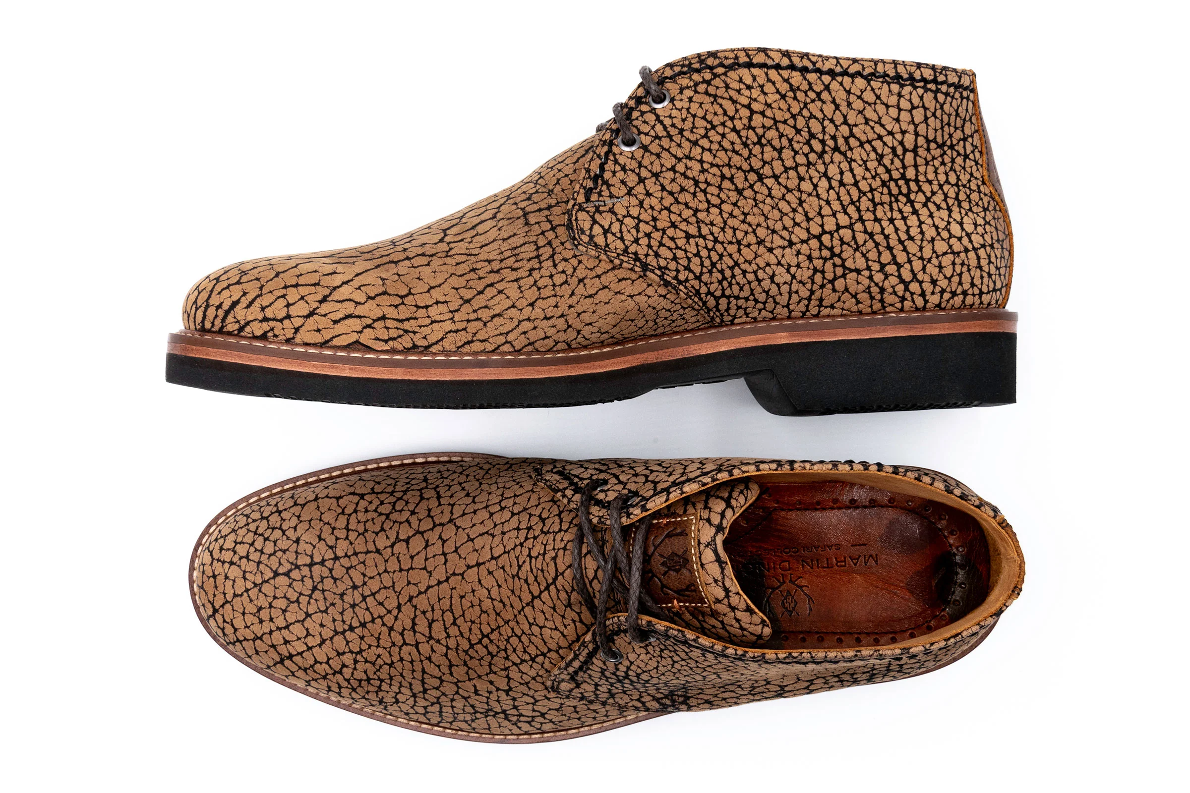 Ernest American Bison Chukka Boots - Burnt Pecan - Image 7