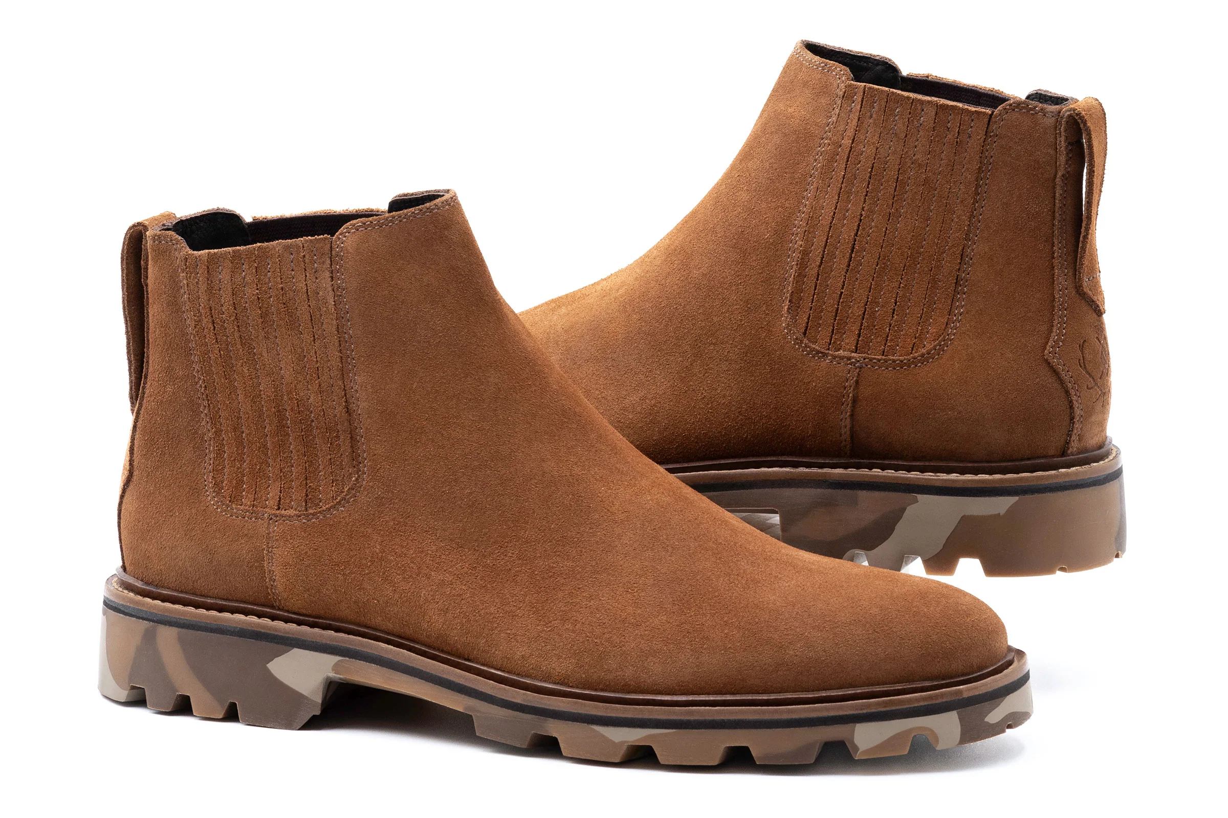 Huntley Suede Chelsea Boots - French Roast - Image 3