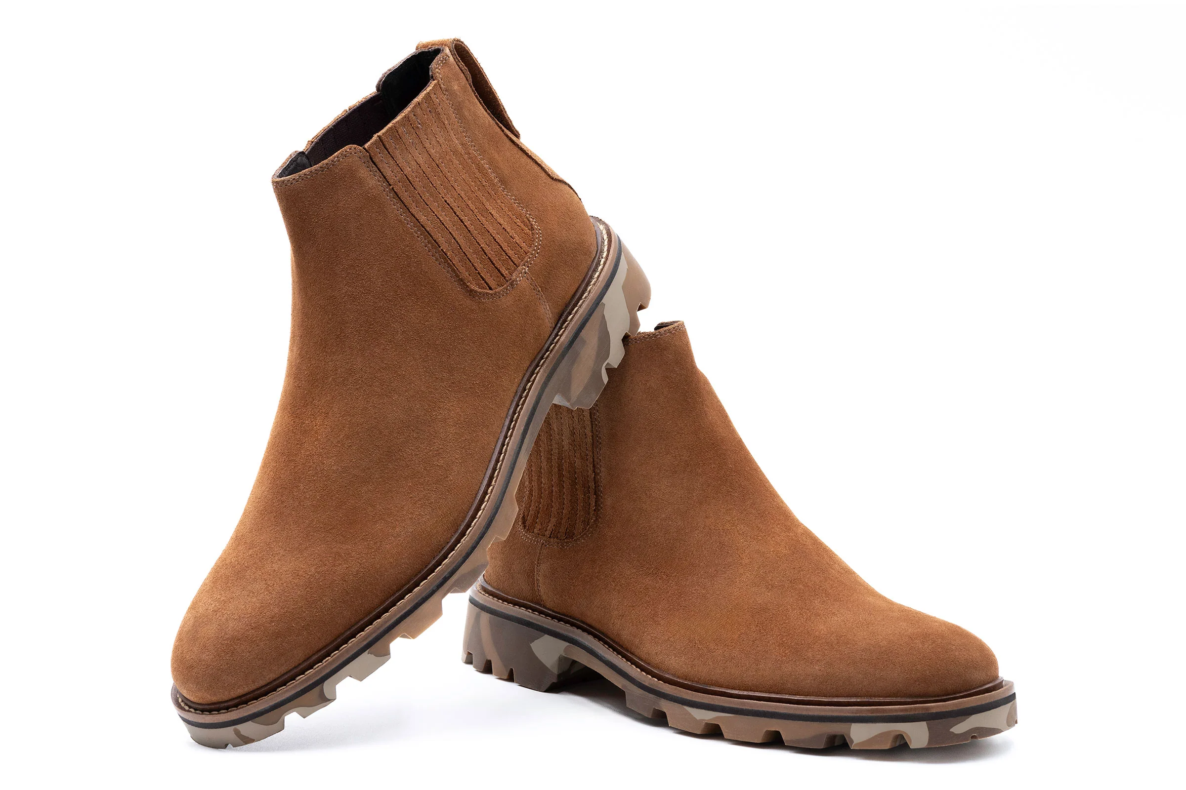 Huntley Suede Chelsea Boots - French Roast - Image 4