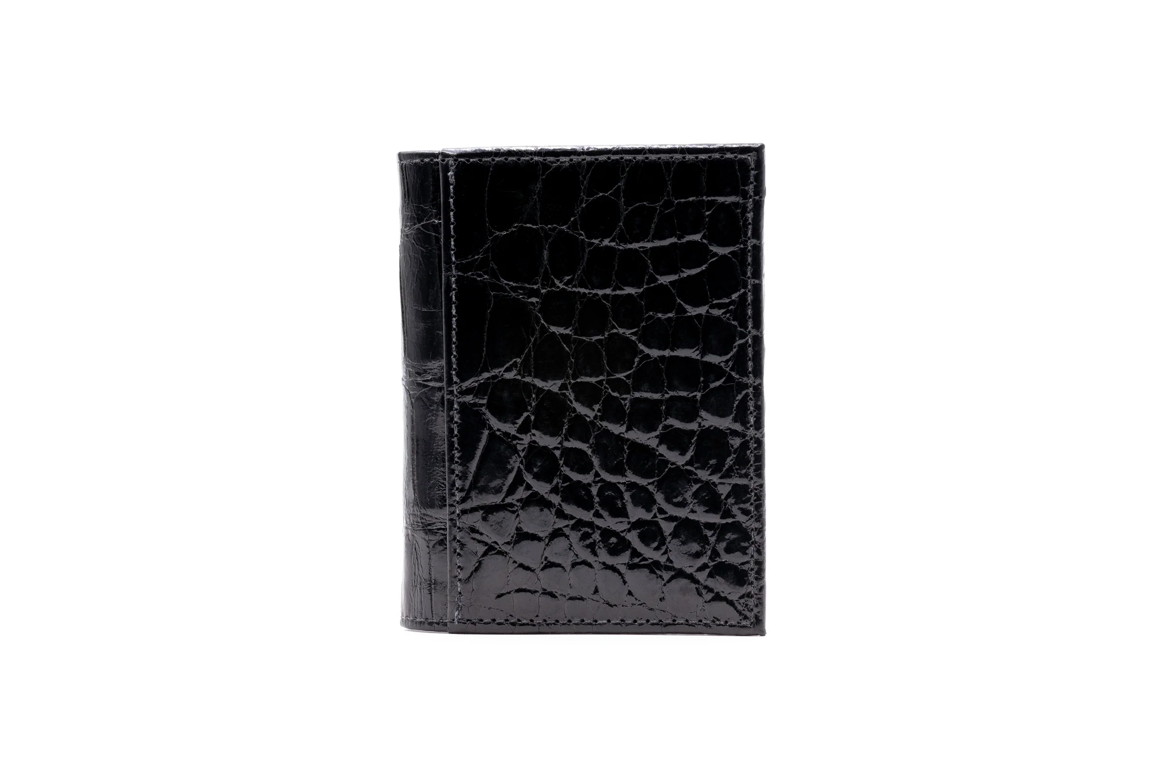 Jefferson American Alligator ID Wallet - Black - Image 4