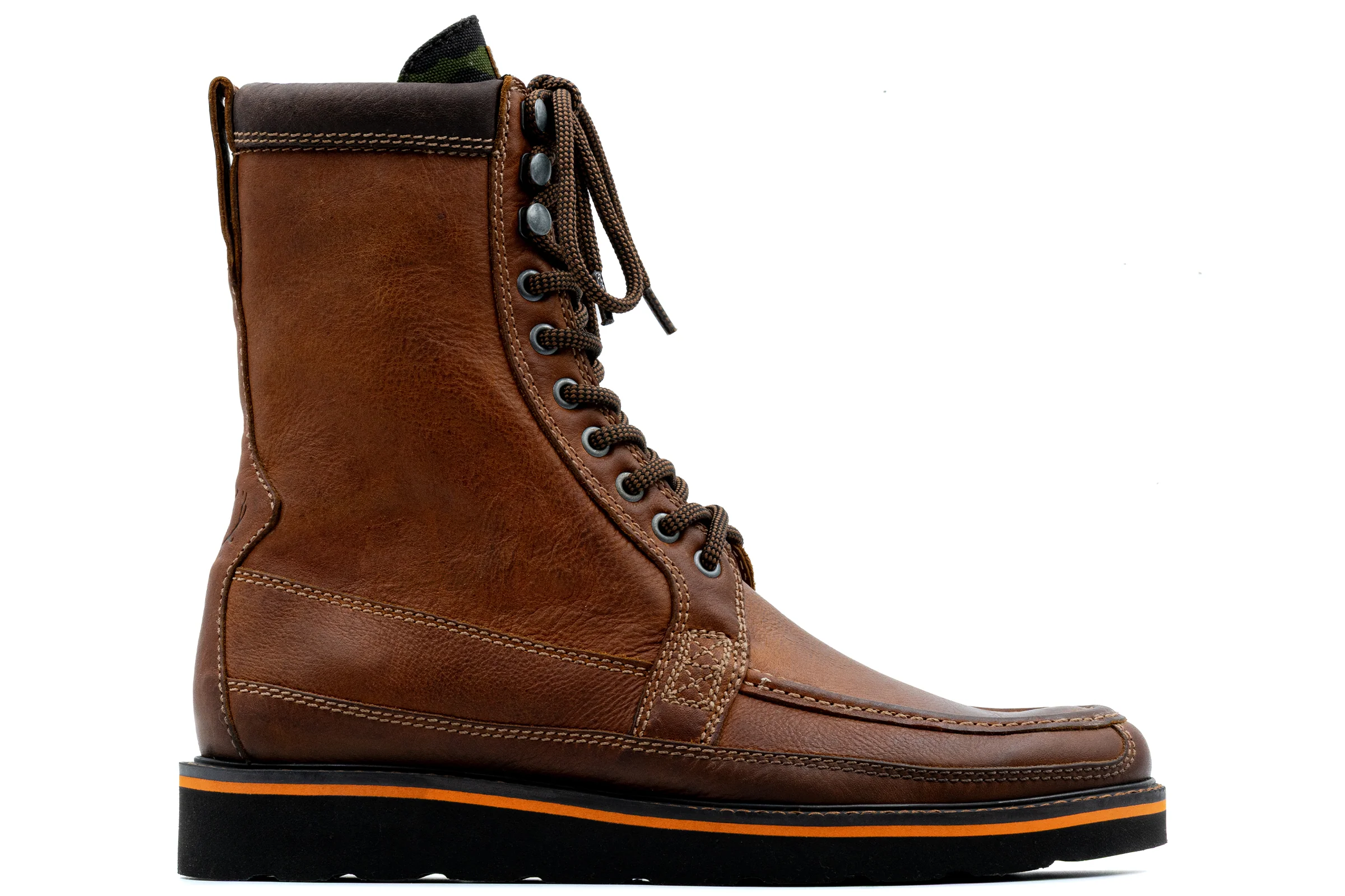 Laverack Oiled Saddle Leather Field Boots - Chestnut - Image 3