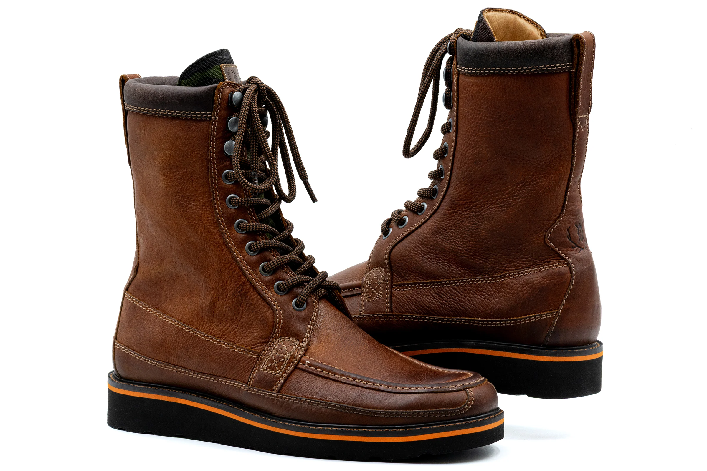 Laverack Oiled Saddle Leather Field Boots - Chestnut - Image 4