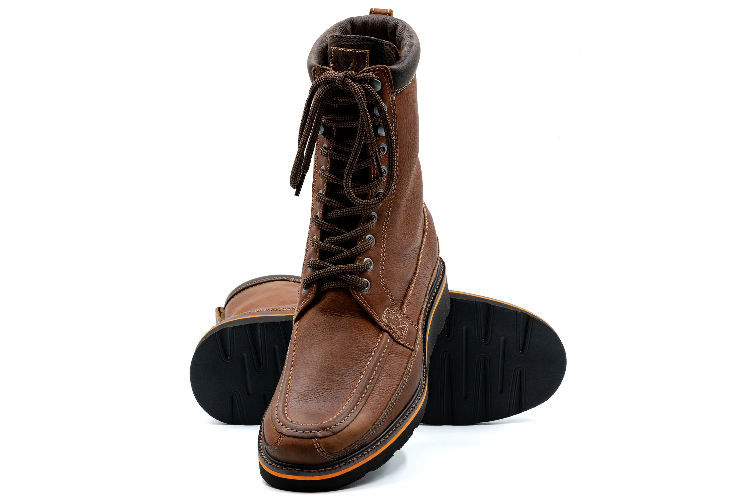 Laverack Oiled Saddle Leather Field Boots - Chestnut - Image 5