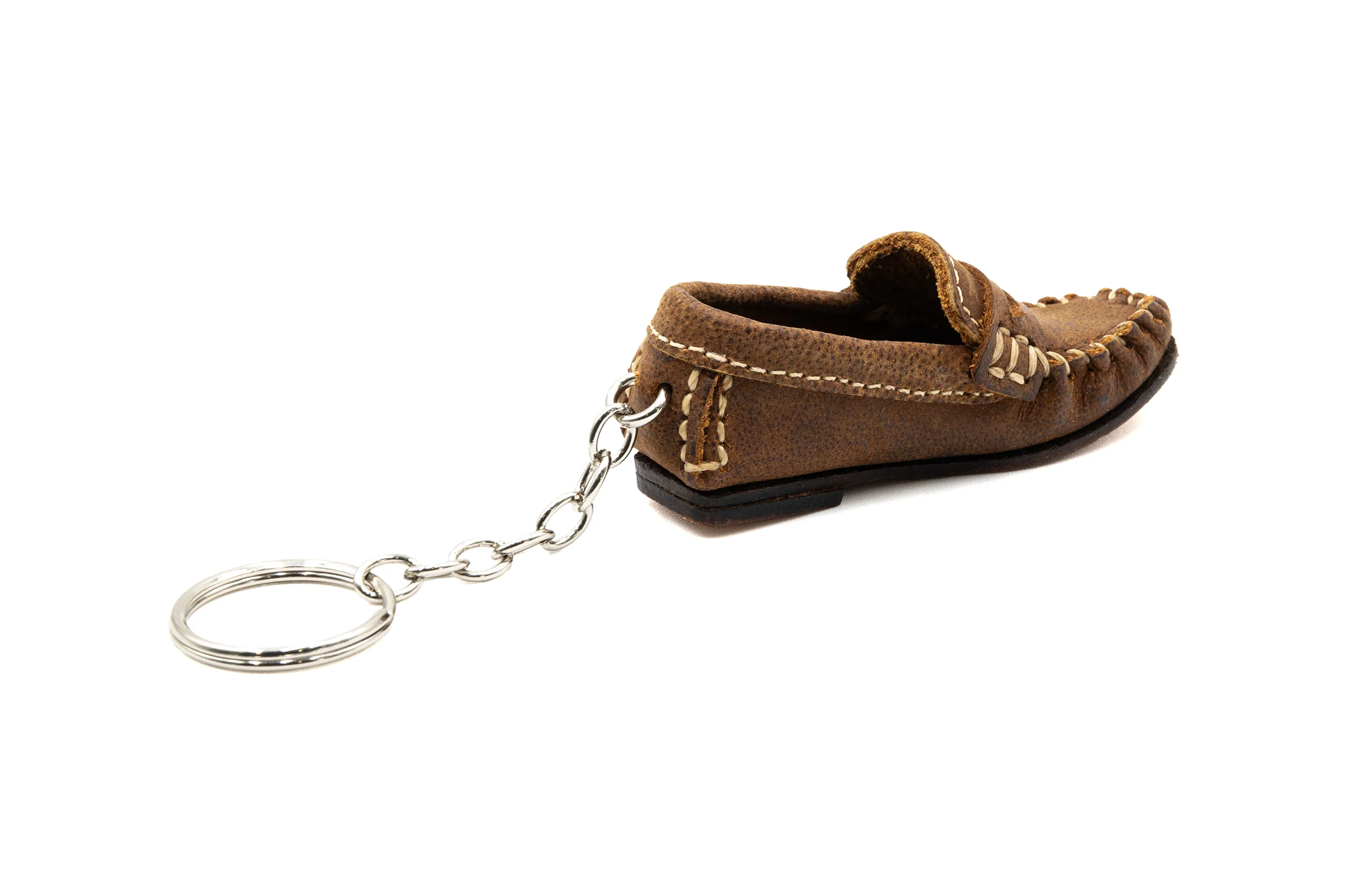 Mini Loafer Key Chain - Chestnut - Image 3