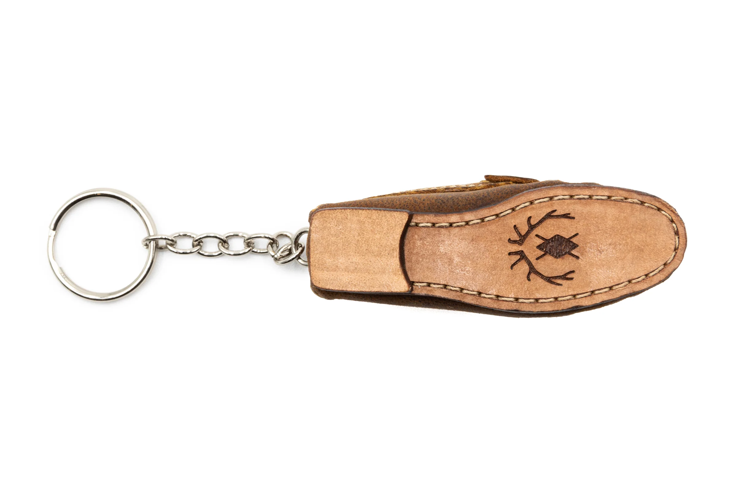 Mini Loafer Key Chain - Chestnut - Image 5