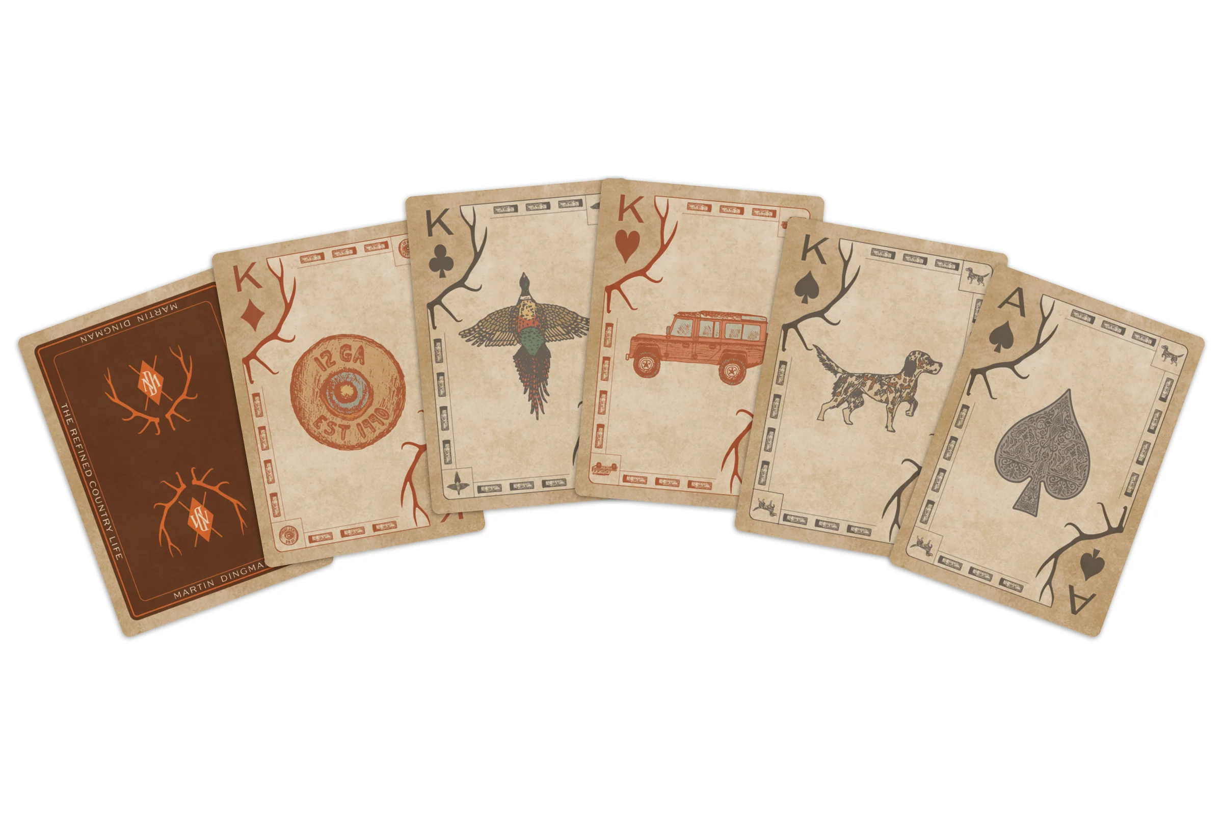 Royal Flush Playing Cards - Grey Camo - Image 5