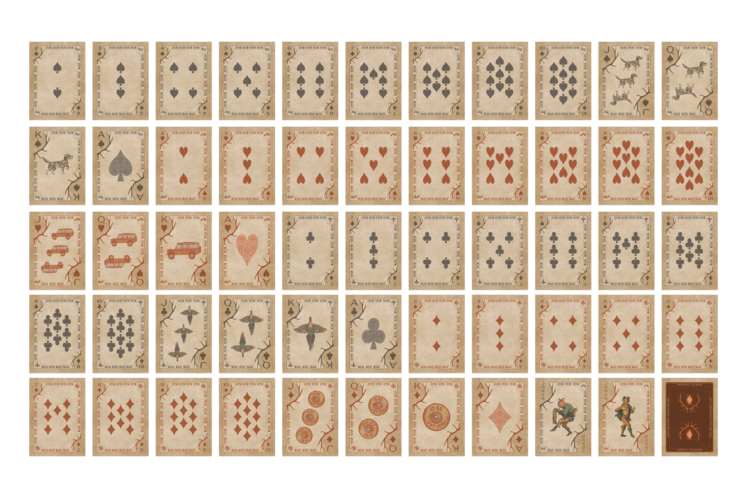 Royal Flush Playing Cards - Grey Camo - Image 7