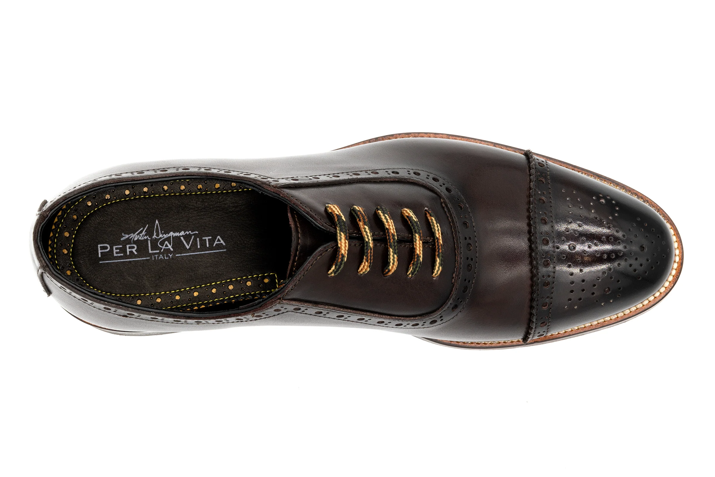 Tuscan Italian Calf Leather Cap Toe - Espresso - Image 5