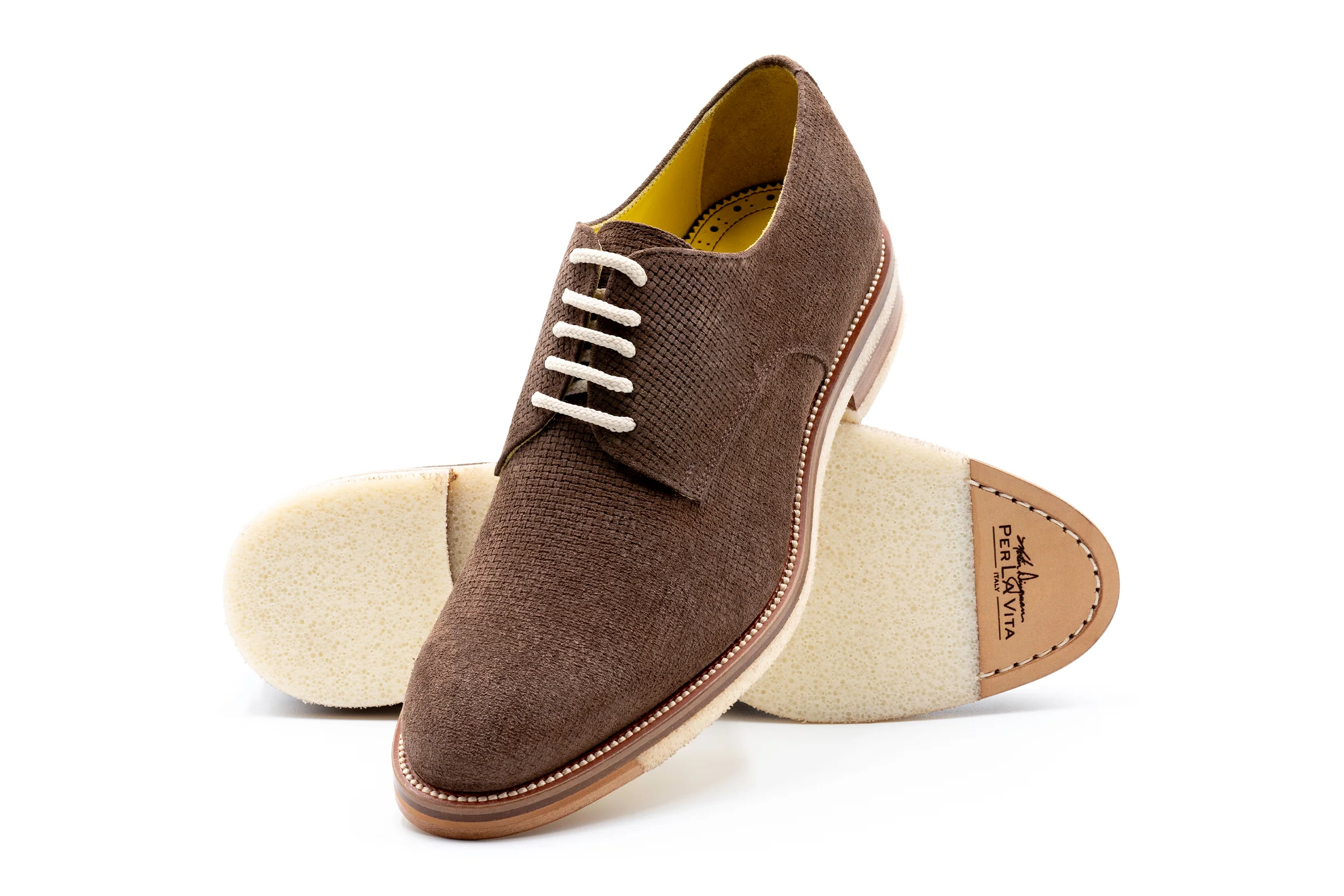 Tuscan Italian Suede Plain Toe - Terra - Image 3