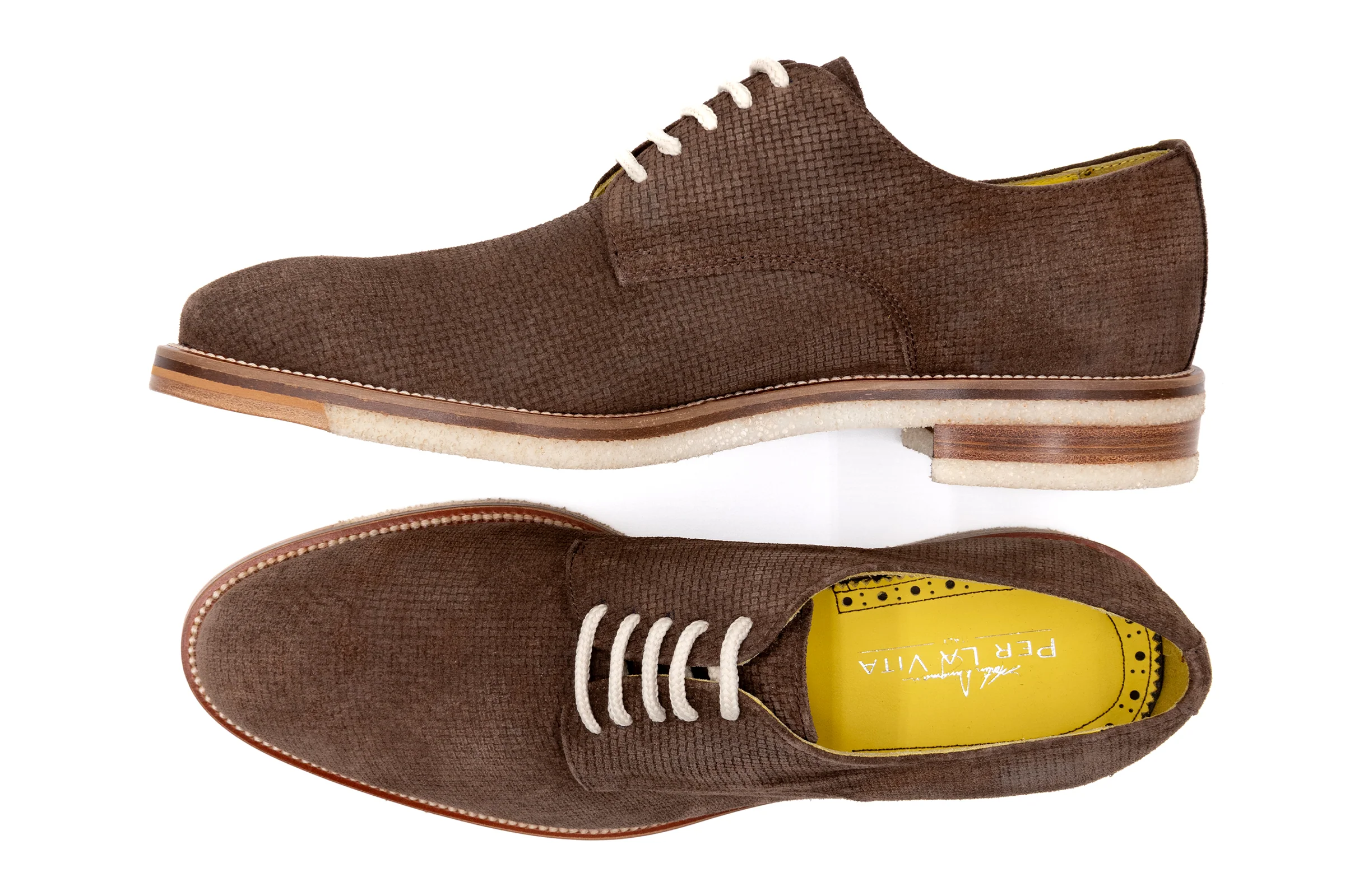 Tuscan Italian Suede Plain Toe - Terra - Image 7